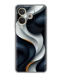 Чохол для OPPO A5 Pro з картинкою «Об'ємні чорно-білі стрічки» Чохол для OPPO A5 Pro з картинкою «Об'ємні чорно-білі стрічки»