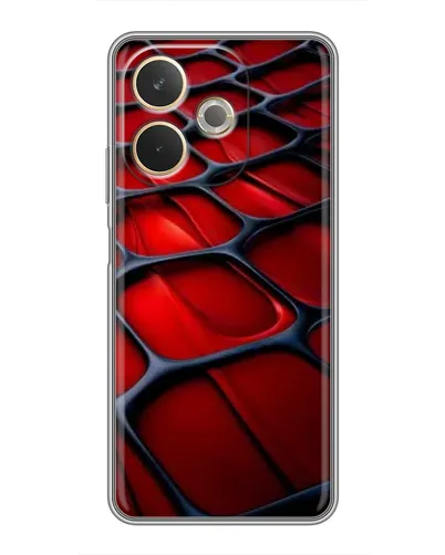 Чохол для OPPO A5 Pro з картинкою «Червона глянцева сітка»