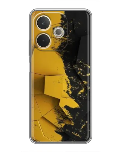 Чохол для OPPO A5 Pro з картинкою «Золоті уламки геометрії»