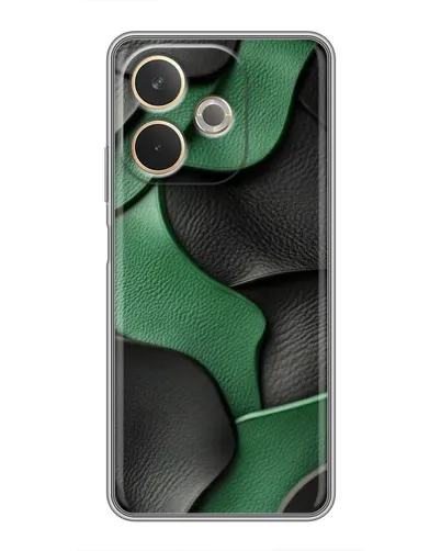 Чохол для OPPO A5 Pro з картинкою «Зелені шкіряні хвилі»