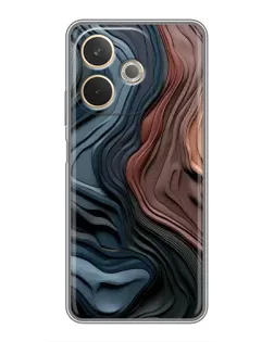 Чохол для OPPO A5 Pro з картинкою «Кольорові хвилі каньйону»