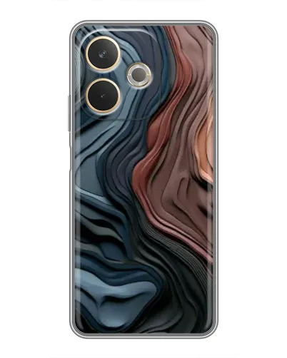 Чохол для OPPO A5 Pro з картинкою «Кольорові хвилі каньйону»