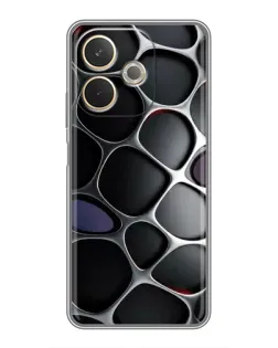 Чохол для OPPO A5 Pro з картинкою «Об'ємна темна решітка»