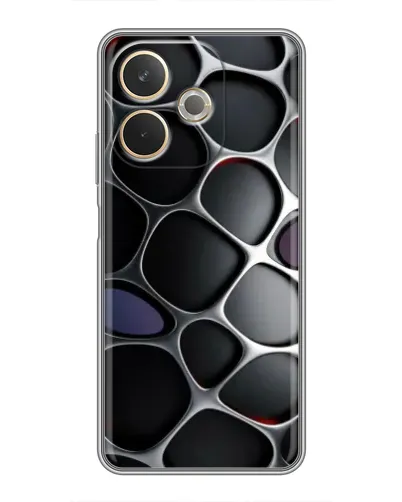 Чохол для OPPO A5 Pro з картинкою «Об'ємна темна решітка»