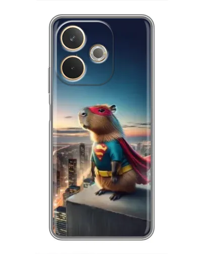 Чохол для OPPO A5 Pro з картинкою «Капі-мен супергерой»