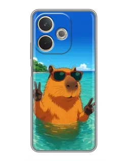 Чохол для OPPO A5 Pro з картинкою «Морська капібара» Чохол для OPPO A5 Pro з картинкою «Морська капібара»