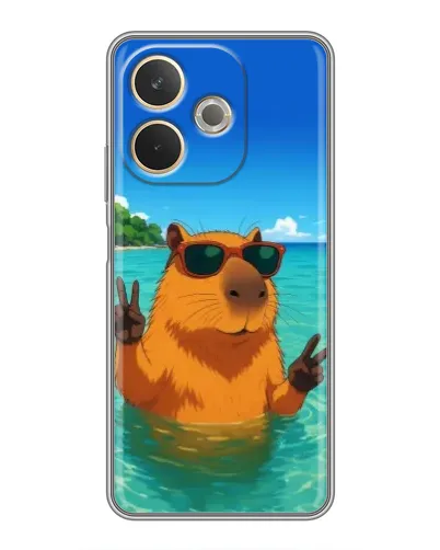 Чохол для OPPO A5 Pro з картинкою «Морська капібара»