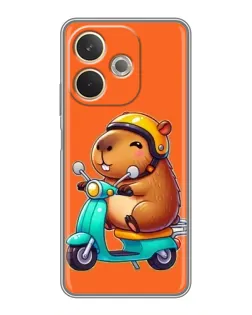 Чохол для OPPO A5 Pro з картинкою «Капібара на скутері» Чохол для OPPO A5 Pro з картинкою «Капібара на скутері»