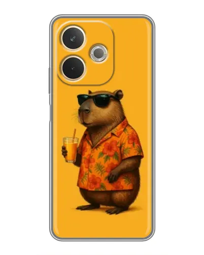 Чохол для OPPO A5 Pro з картинкою «Капібара на відпочинку»
