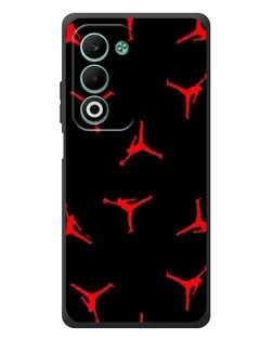 Чохол для OPPO A5 з картинкою «Jordan Red Pattern» Чохол для OPPO A5 з картинкою «Jordan Red Pattern»