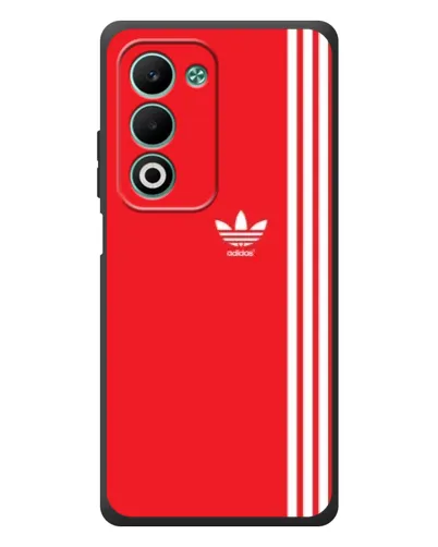 Чохол для OPPO A5 з картинкою «Червоний мінімалізм Adidas»