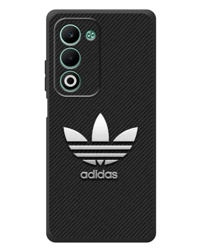 Чохол для OPPO A5 з картинкою «Adidas Карбонова текстура»