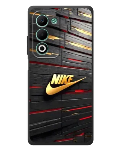 Чохол для OPPO A5 з картинкою «Золотий Nike на металі»