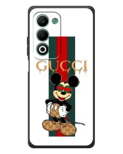 Чохол для OPPO A5 з картинкою «Міккі Маус Gucci — смуги»