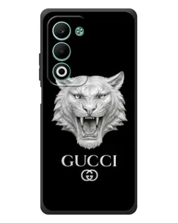 Чохол для OPPO A5 з картинкою «Gucci — срібний лев» Чохол для OPPO A5 з картинкою «Gucci — срібний лев»