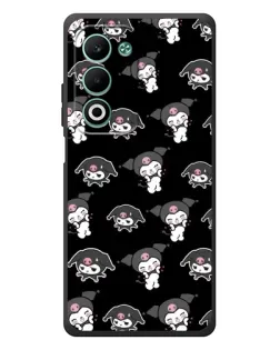 Чохол для OPPO A5 з картинкою «Чорний паттерн Kuromi» Чохол для OPPO A5 з картинкою «Чорний паттерн Kuromi»