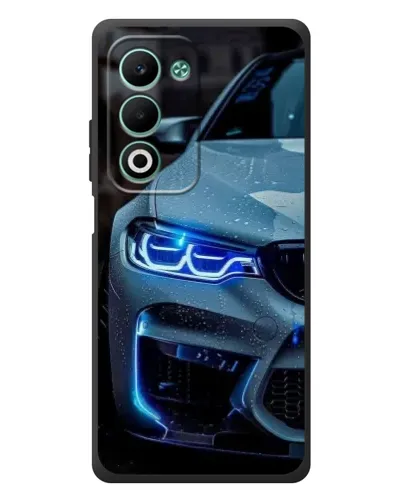 Чохол для OPPO A5 з картинкою «Погляд BMW з синіми фарами»
