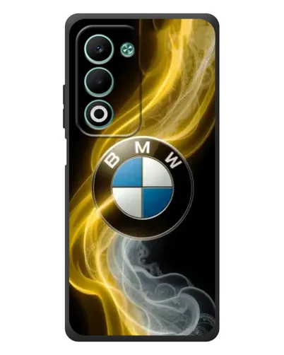 Чохол для OPPO A5 з картинкою «Золотистий дим BMW»
