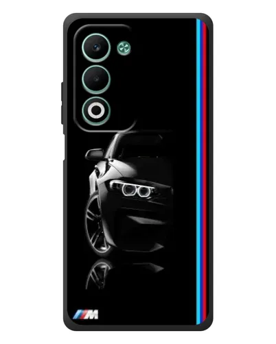 Чохол для OPPO A5 з картинкою «Силует BMW в темряві»