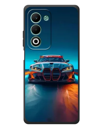 Чехол для OPPO A5 с картинкой «BMW — огни неона» Чехол для OPPO A5 с картинкой «BMW — огни неона»