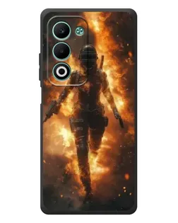 Чохол для OPPO A5 з картинкою «BMW — швидкість у дощі»