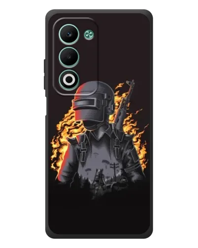 Чохол для OPPO A5 з картинкою «PUBG — вогняний силует» Чохол для OPPO A5 з картинкою «PUBG — вогняний силует»