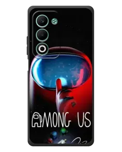 Чохол для OPPO A5 з картинкою «Червоний імпостер — макро»