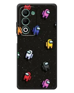 Чохол для OPPO A5 з картинкою «Космічний патерн Among Us»