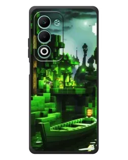 Чохол для OPPO A5 з картинкою «Minecraft лісовий пейзаж»
