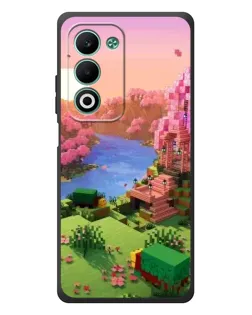 Чохол для OPPO A5 з картинкою «Рожеве дерево Minecraft»