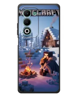 Чохол для OPPO A5 з картинкою «Зимовий Minecraft»