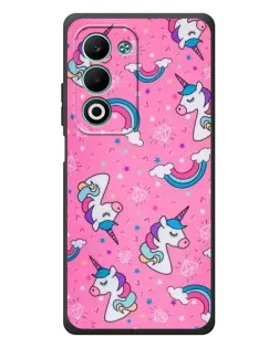 Чохол для OPPO A5 з картинкою «Unicorn паттерн рожевий»