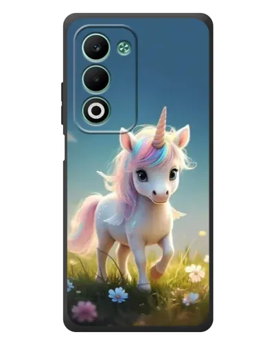 Чехол для OPPO A5 с картинкой «Единорог на поляне»