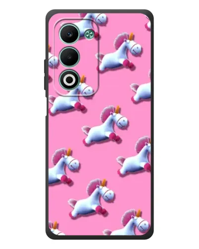 Чехол для OPPO A5 с картинкой «Единороги на розовом»