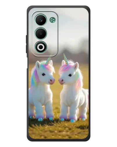 Чехол для OPPO A5 с картинкой «Пара единорогов»