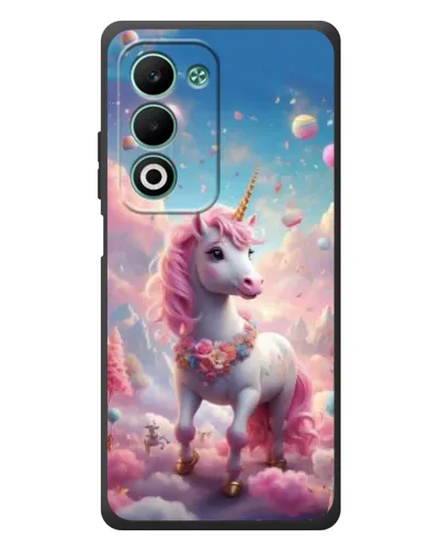 Чехол для OPPO A5 с картинкой «Единорог среди облаков»