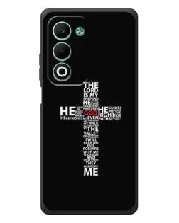 Чехол для OPPO A5 с картинкой «Текстовый крест» Чехол для OPPO A5 с картинкой «Текстовый крест»