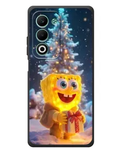Чохол для OPPO A5 з картинкою «Різдвяний Спанч Боб»