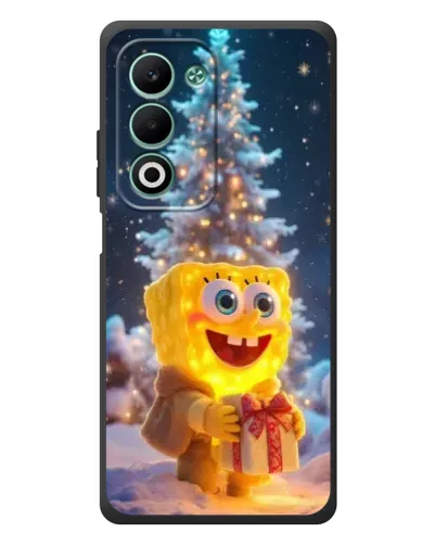 Чохол для OPPO A5 з картинкою «Різдвяний Спанч Боб»