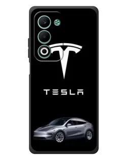 Чехол для OPPO A5 с картинкой «Tesla Model Y»