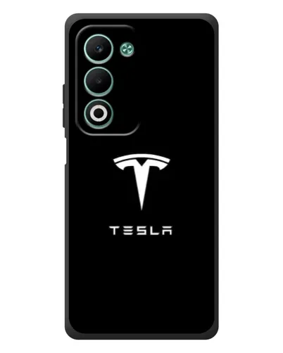 Чехол для OPPO A5 с картинкой «Tesla White Logo»
