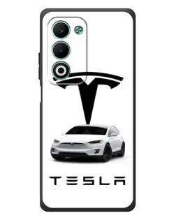 Чехол для OPPO A5 с картинкой «Tesla White Style»