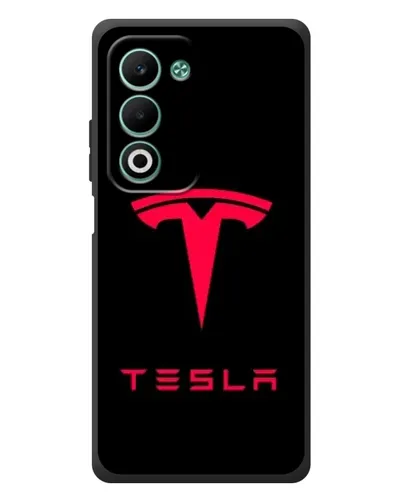 Чехол для OPPO A5 с картинкой «Tesla Red Logo»