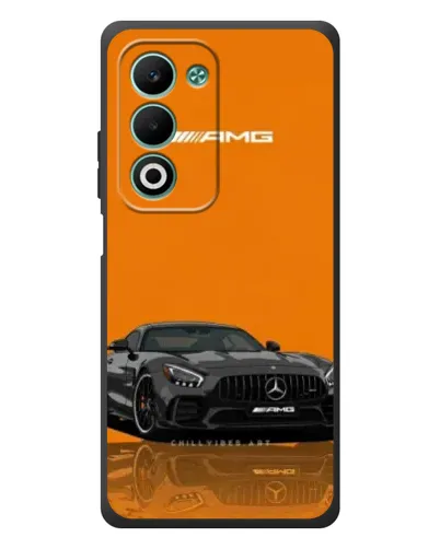 Чохол для OPPO A5 з картинкою «Помаранчевий Mercedes AMG»