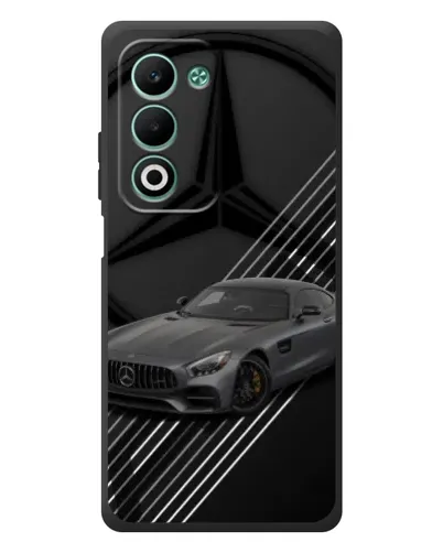 Чохол для OPPO A5 з картинкою «Mercedes AMG — графіка»