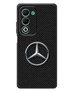 Чехол для OPPO A5 с картинкой «Карбоновый Mercedes стиль»