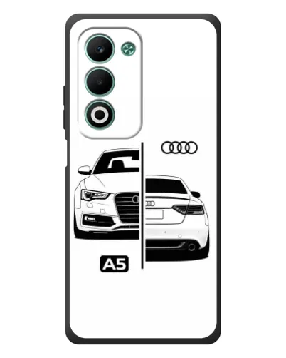 Чехол для OPPO A5 с картинкой «Audi — контрастный дизайн»