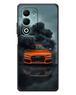 Чехол для OPPO A5 с картинкой «Audi в облаках дыма»