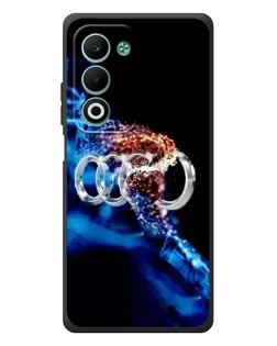 Чехол для OPPO A5 с картинкой «Энергия лого Audi»