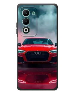 Чехол для OPPO A5 с картинкой «Audi RS — красный стиль»